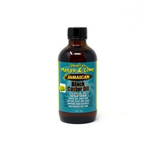 Jamaican Mango &amp; Lime - Black Castor Oil Amla Oil 4oz