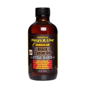 Jamaican Mango &amp; Lime -  Extra Dark Jamaican Black Castor Oil 4oz