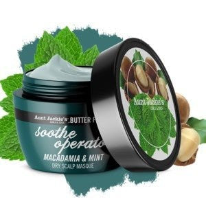 Aunt Jackie’s - Soothe Operator – Macadamia &amp; Mint Dry Scalp Conditioning Masque 227g