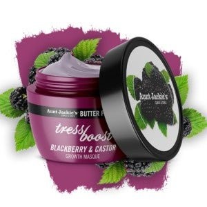 Aunt Jackie’s - Tress Boost – Blackberry &amp; Castor Hair Growth Masque 227g