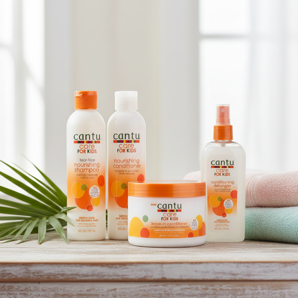 Cantu Kids Detangle Set Lifestyle