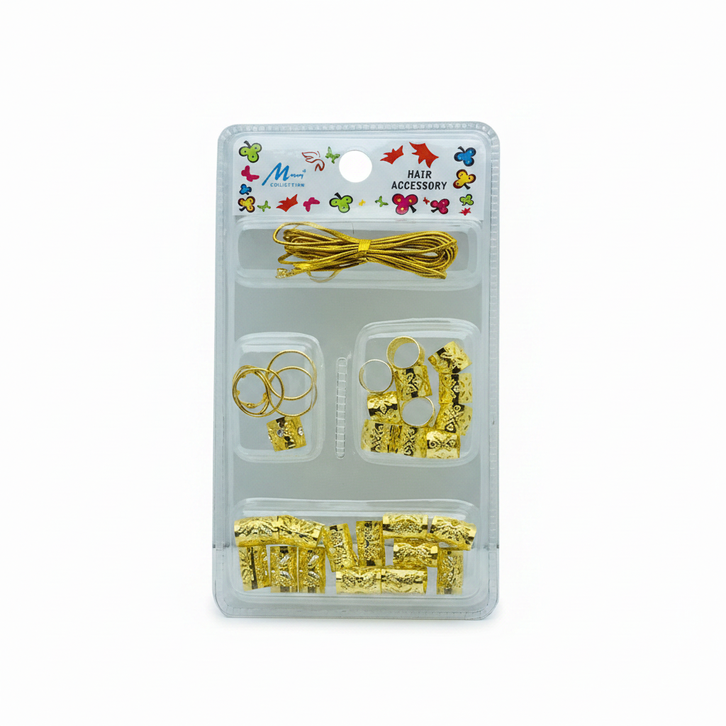 Enhanced Gold Hair Accessory Set