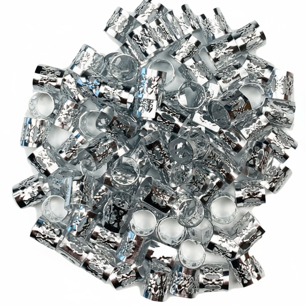 Enhanced Haarschmuck Perlen Silber