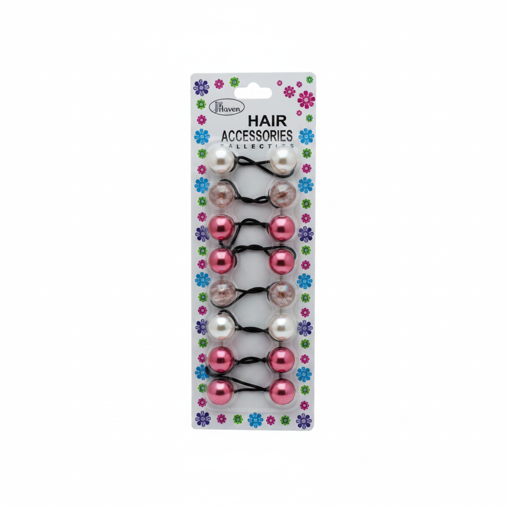 Enhanced Pearl Hair Bead Elastics