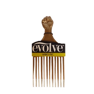 Evolve Afro Afro Pic Metallic Gold