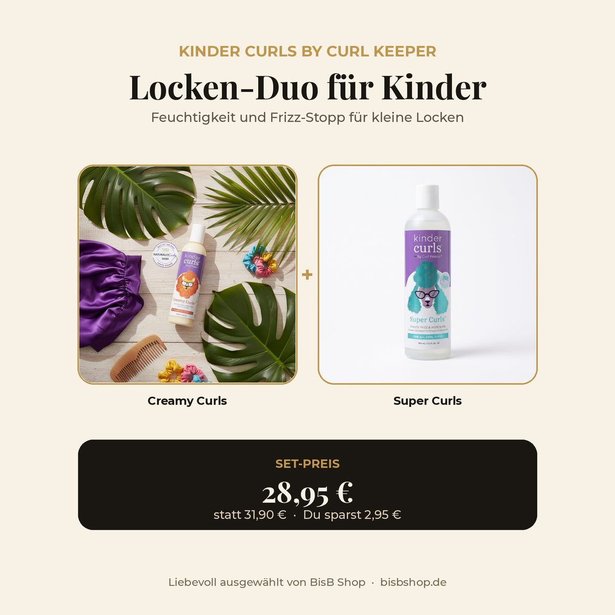 Kinder Curls by Curl Keeper Locken-Duo – Creamy Curls und Super Curls Styler