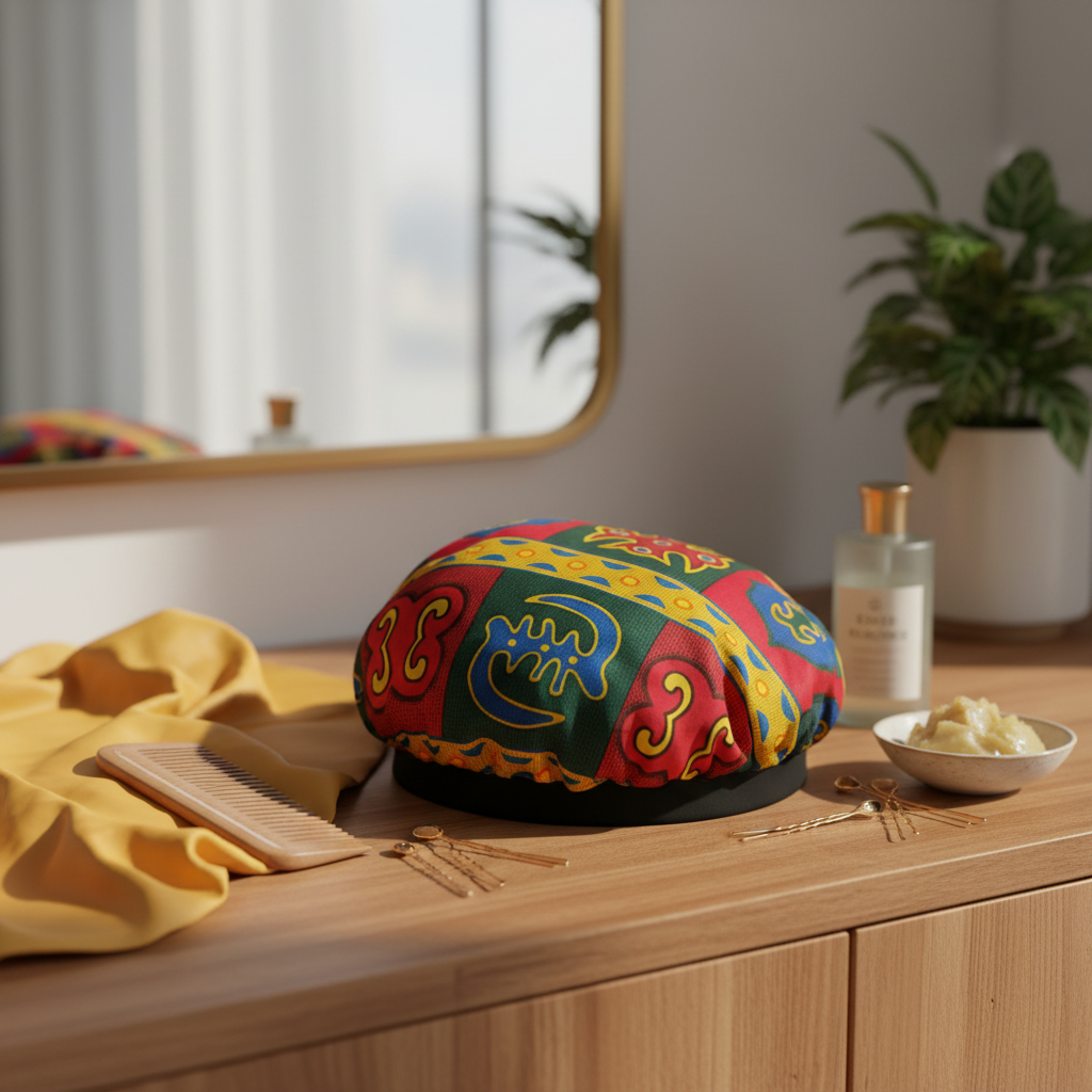 Kente Print Bonnet 3