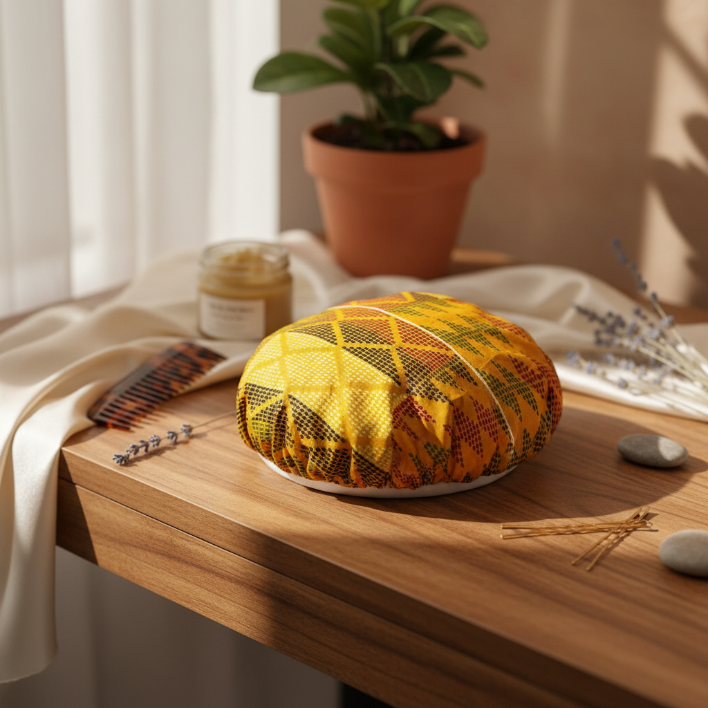 Kente Print Bonnet 8