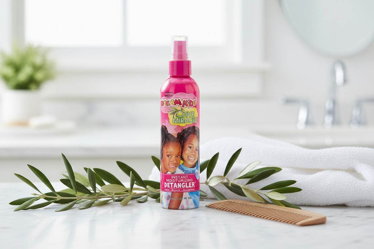 African Pride Dream Kids - Olive Miracle Instant Moisturizing Detangler 236ml