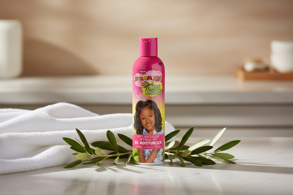 African Pride Dream Kids - Olive Miracle Anti Breakage Detangling Oil Moisturizer 236ml