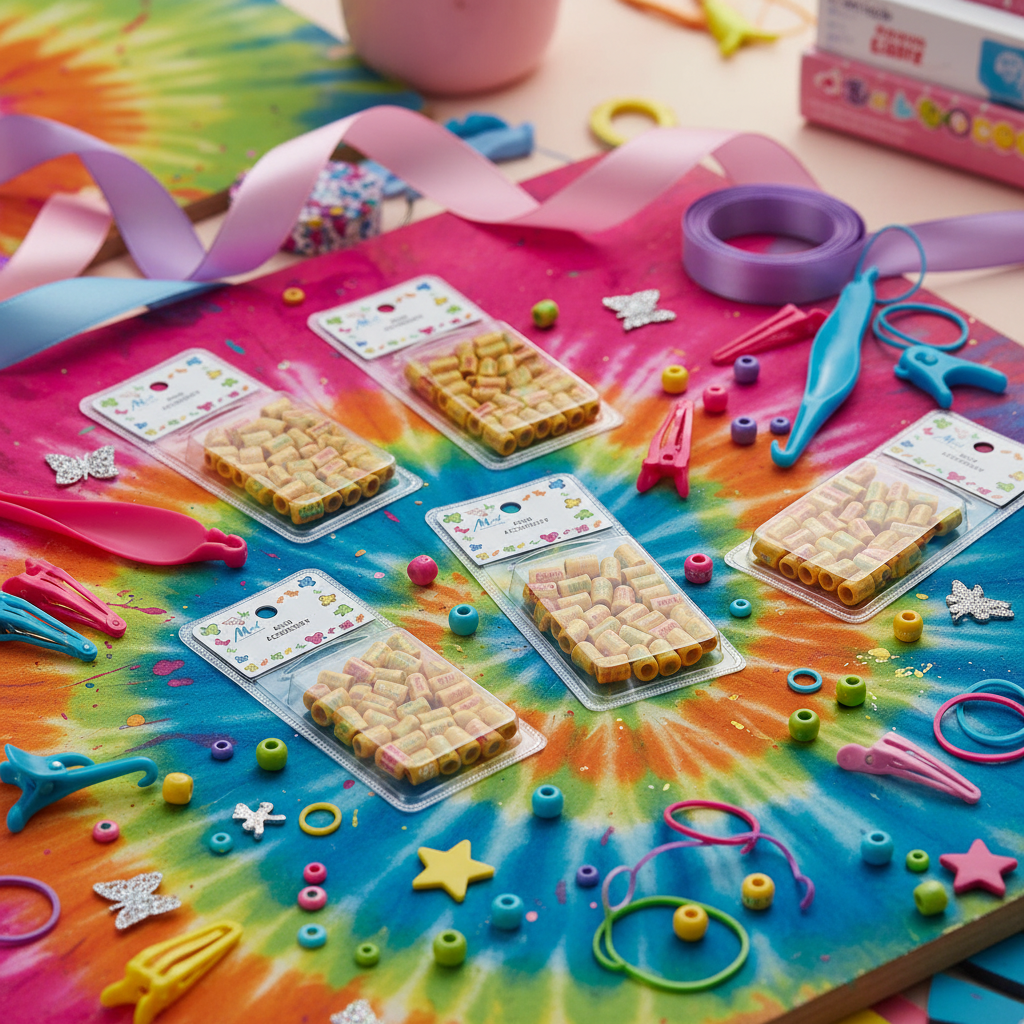 Shiny Gloss Kids Hair Beads